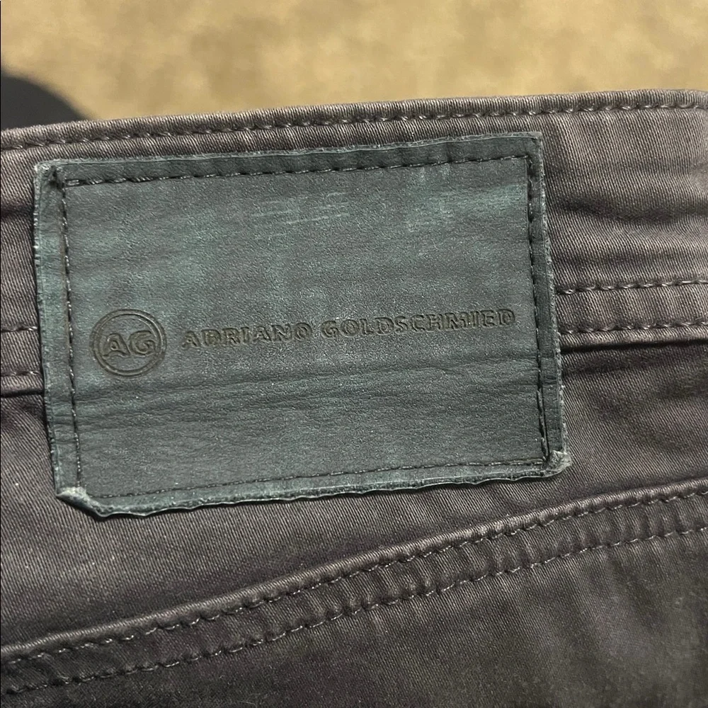 Ag Adriano Goldschmied dark gray “the protege” straight leg jeans